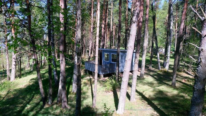Kempings Ezerpriedes Burtnieki  Exteriér fotografie
