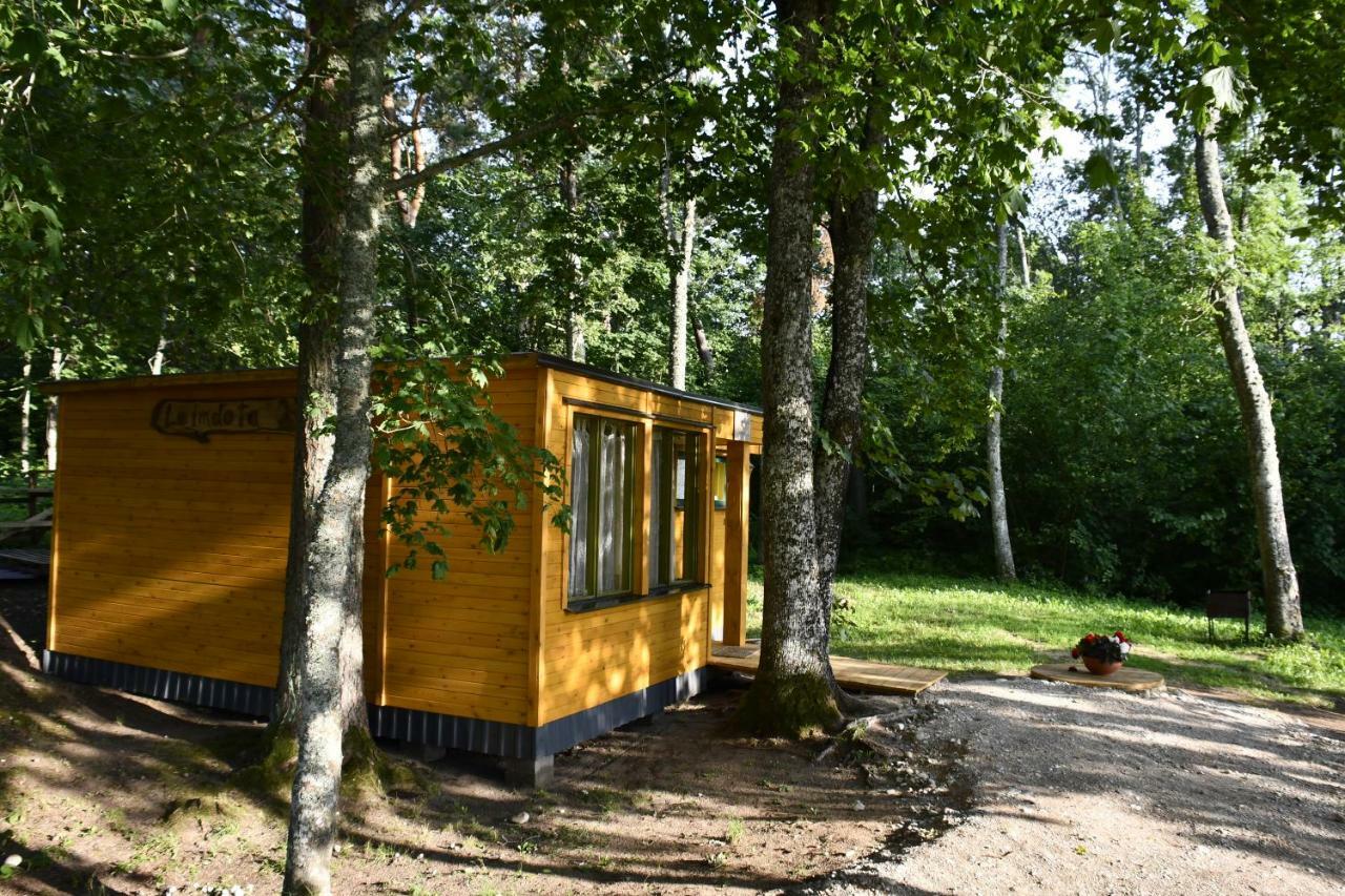 Kempings Ezerpriedes Burtnieki  Exteriér fotografie